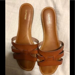 Express flats brown like new 8.5